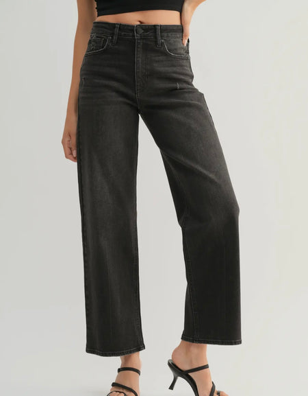 JBD Black Straight Jeans