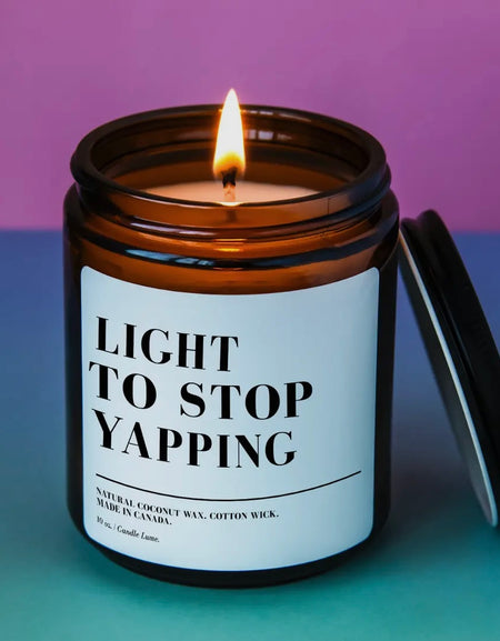 Light to Stop Yapping Candle