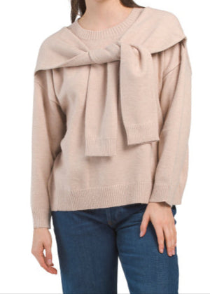 Double Knot Sweater- Taupe