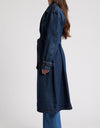 Britney Denim Trench Coat