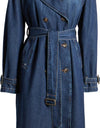 Britney Denim Trench Coat