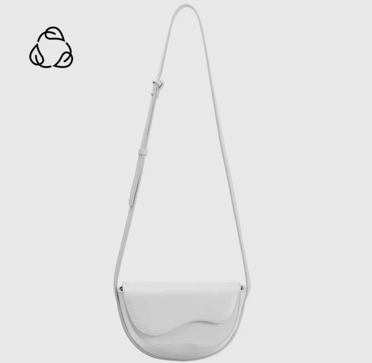 Frieda White Crossbody Bag