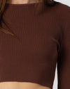 Coffee Run Sweater- Brown