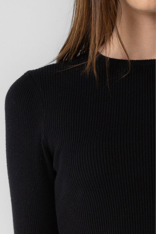 Coffee Run Sweater- Black