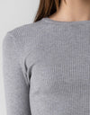 Coffee Run Sweater- Gray