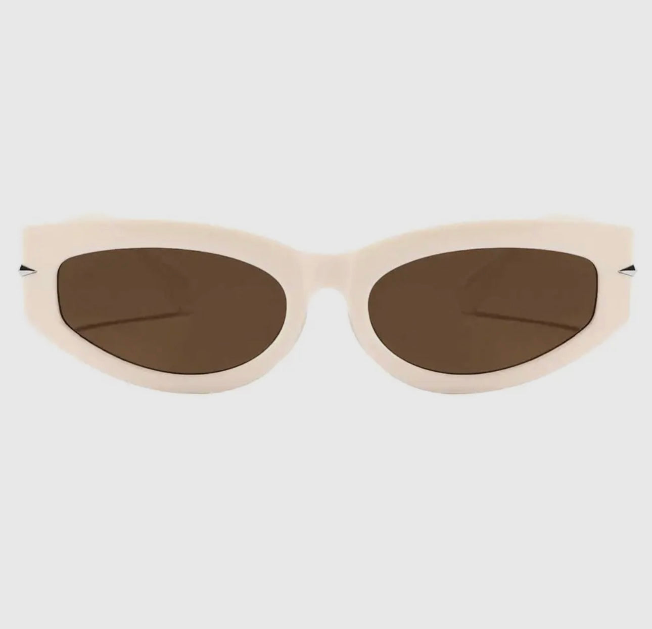 Alexa Sunglasses- Cream/Brown