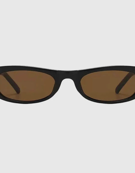 Nina Sunglasses- Black/Brown