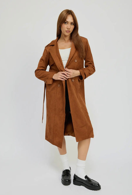 Pumpkin Spice Trench Coat