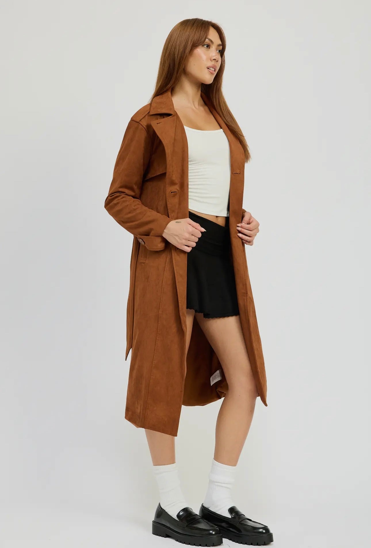 Pumpkin Spice Trench Coat