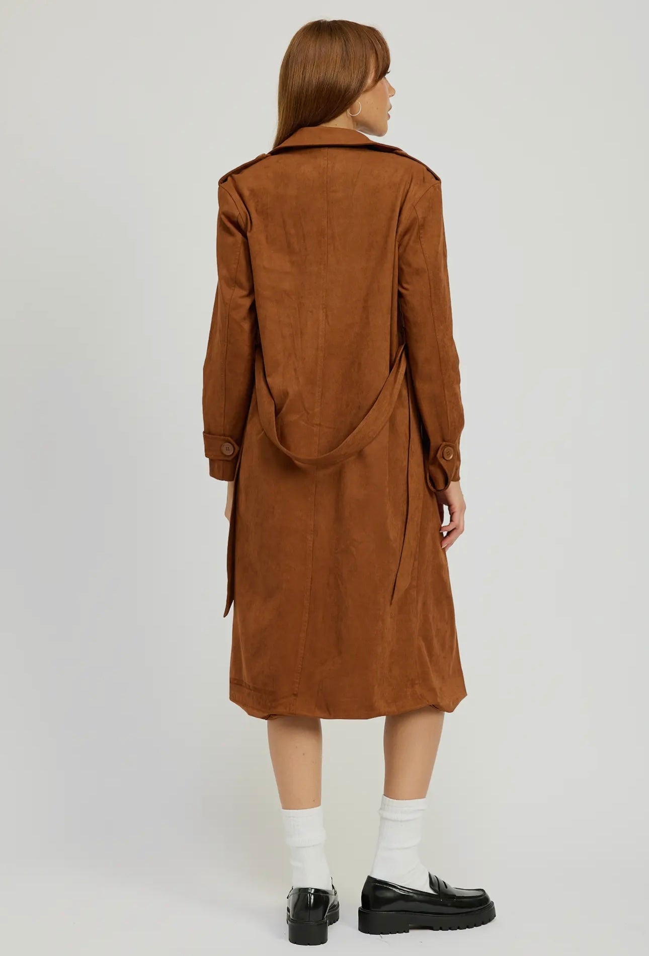 Pumpkin Spice Trench Coat