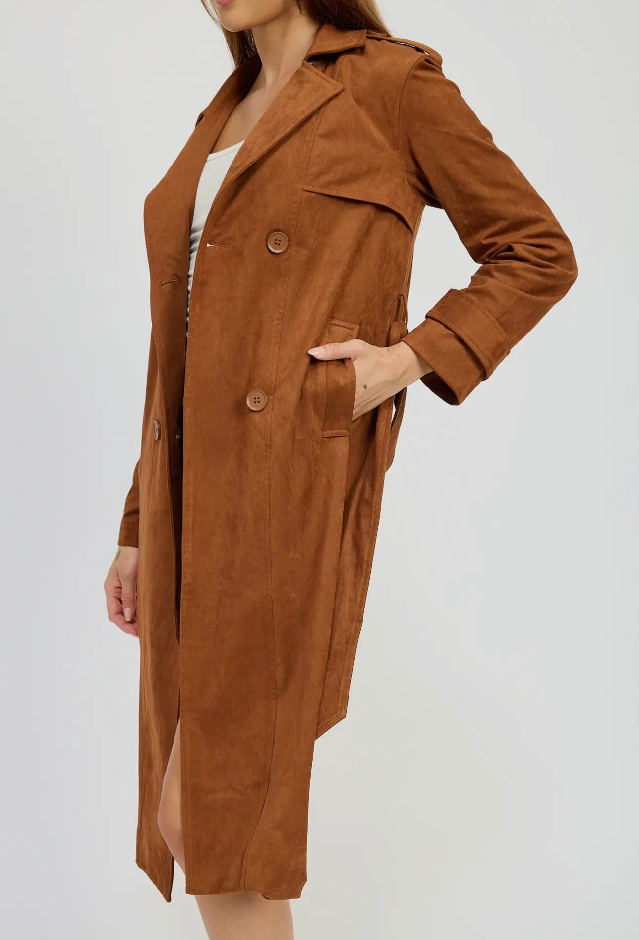 Pumpkin Spice Trench Coat