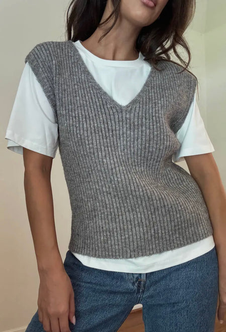 Work From Home Sweater- Grey