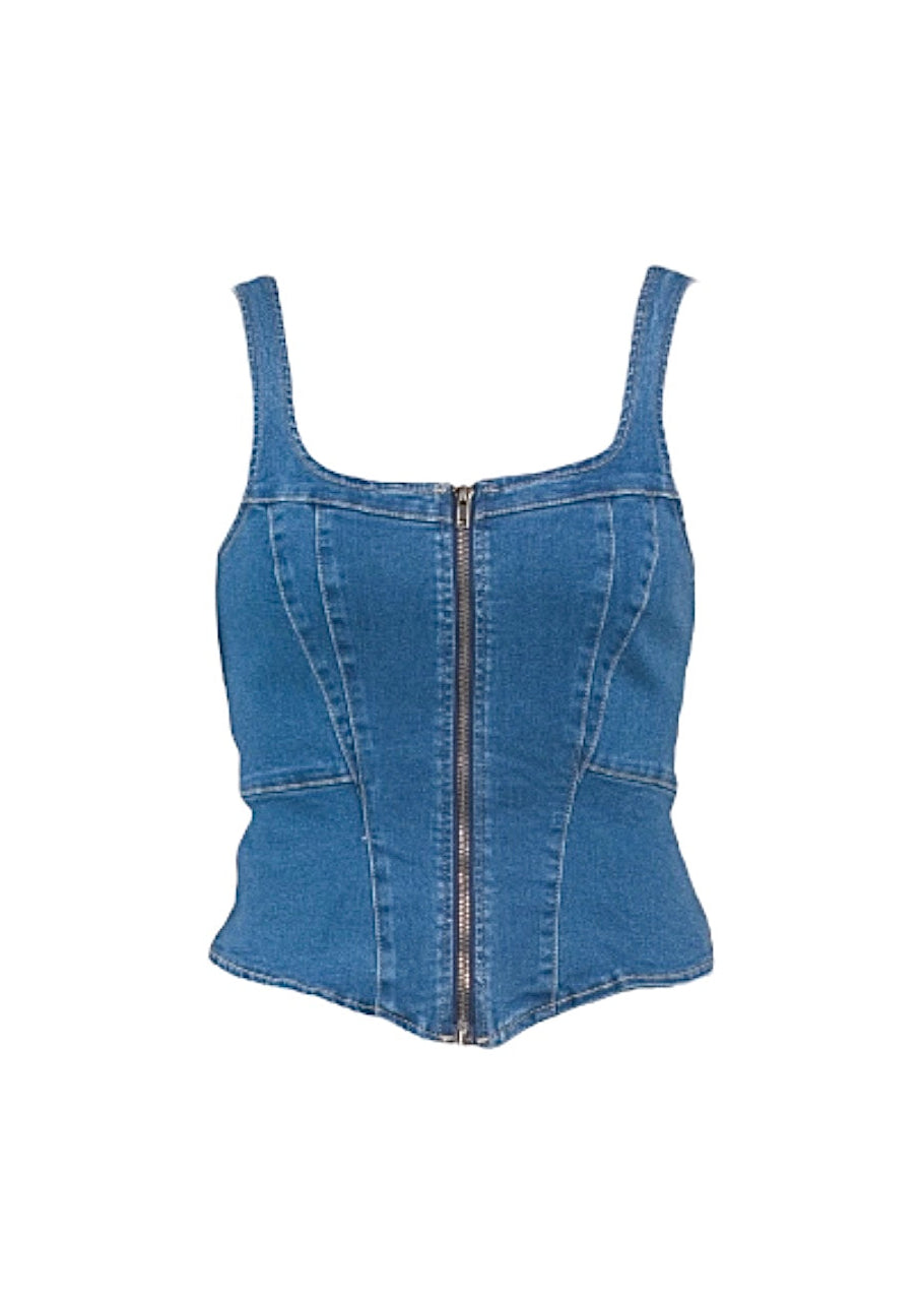Dazed Denim Corset