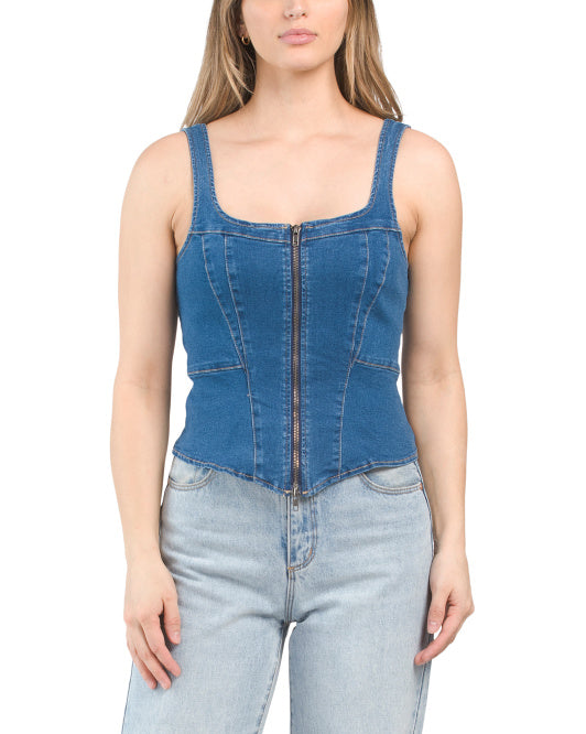 Dazed Denim Corset