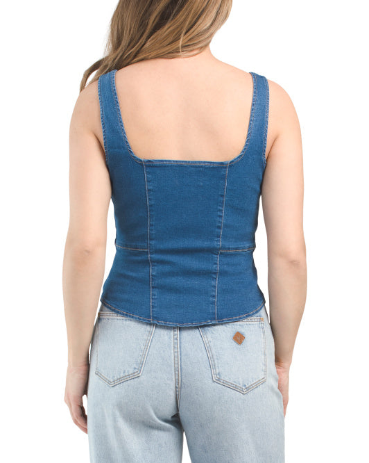 Dazed Denim Corset