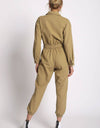 Khaki Utility Jumpsuit - hokiis