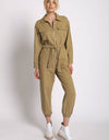 Khaki Utility Jumpsuit - hokiis