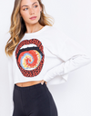 Psychedelic Cropped Tee - hokiis